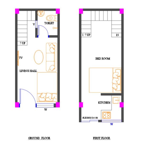 180 sqft house plan