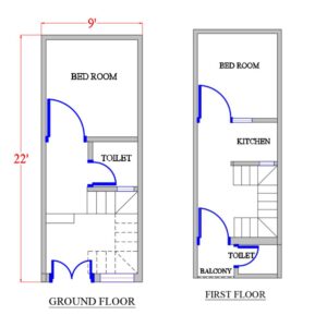 198 sqft house plan