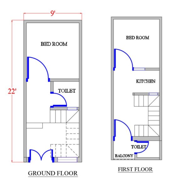 198 sqft house plan