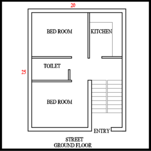 20x25 house plan 20*25 house plan