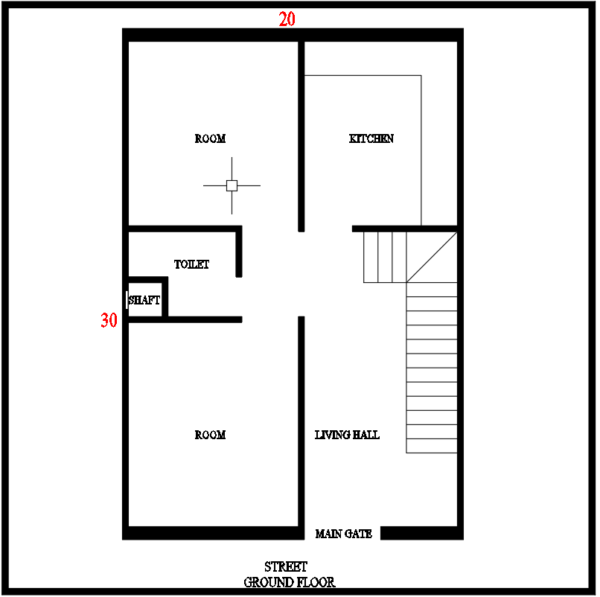 20x30 house plan