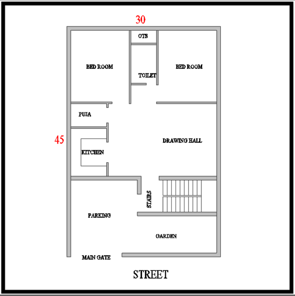 2bhk house plan