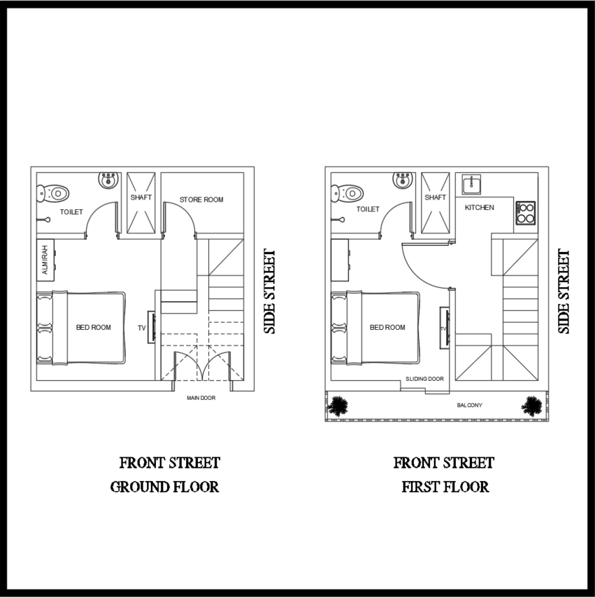 a floor plan of a house