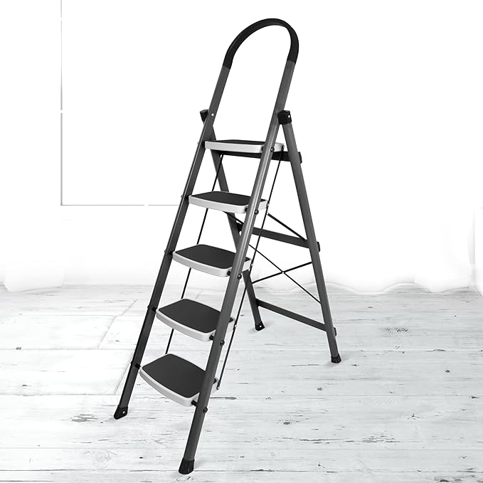 a ladder with four steps